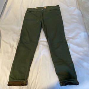 J Crew 770 olive corduroy chinos, thick and warm on the inside (34x32)